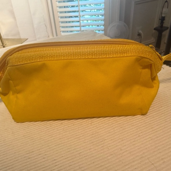 Yellow School Supplies Bag with Bright Color Sheen - Picture 2 of 7